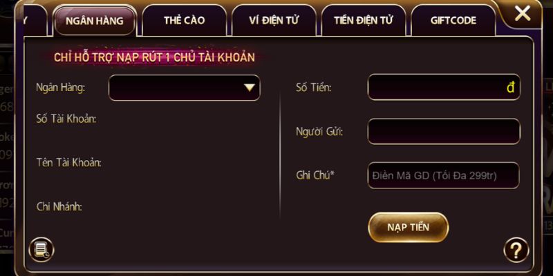Quá trình rút tiền sau trải nghiệm khuyến mãi Sunwin